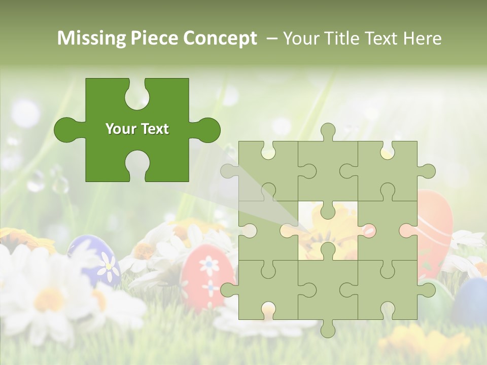 Card Eggs Season PowerPoint Template