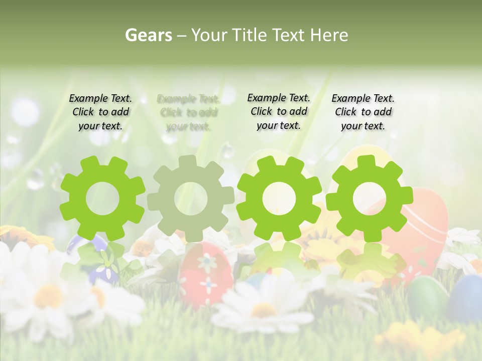 Card Eggs Season PowerPoint Template