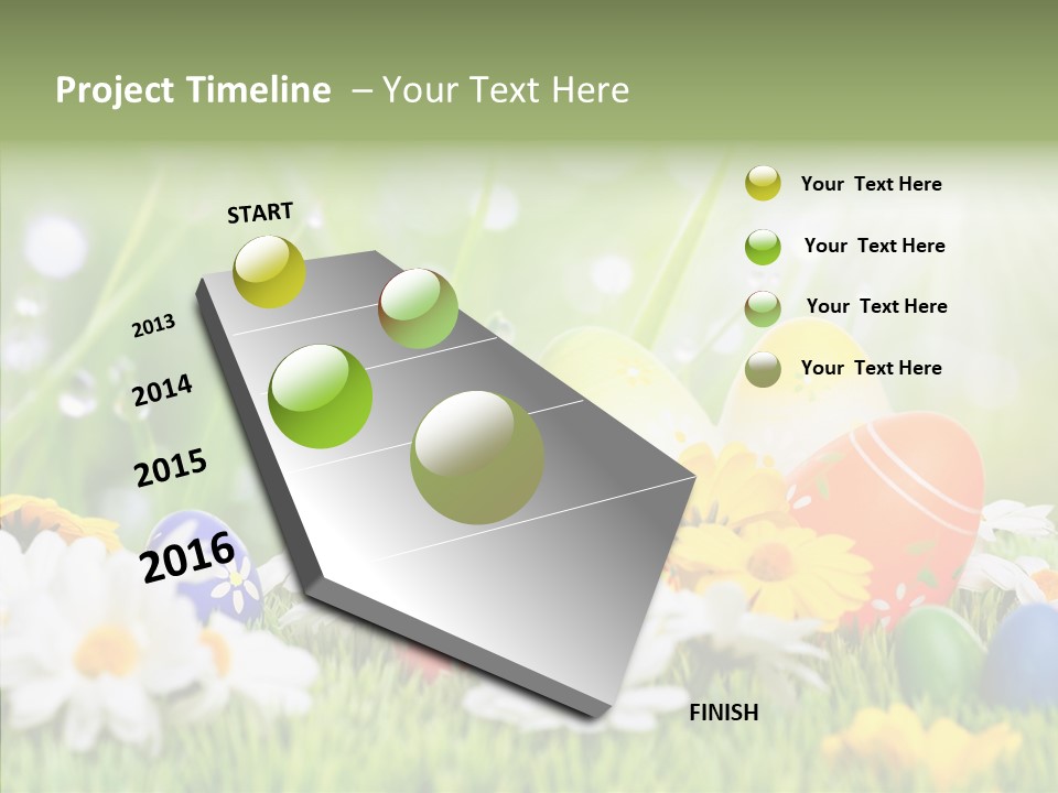 Card Eggs Season PowerPoint Template