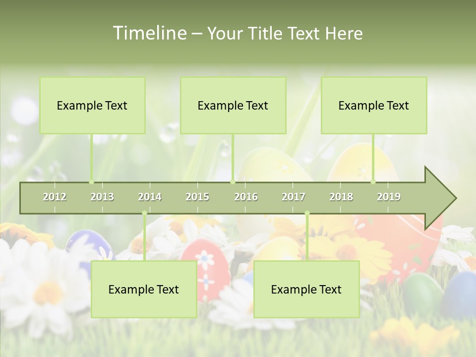 Card Eggs Season PowerPoint Template
