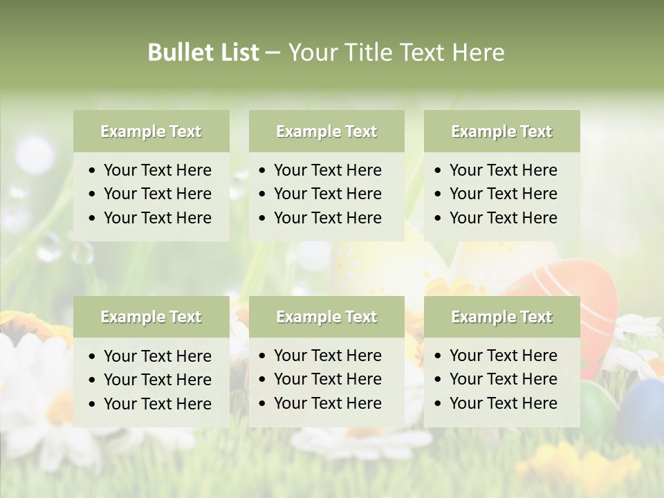 Card Eggs Season PowerPoint Template