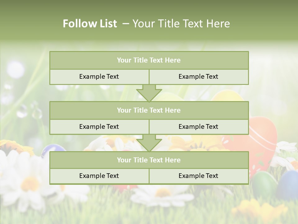 Card Eggs Season PowerPoint Template