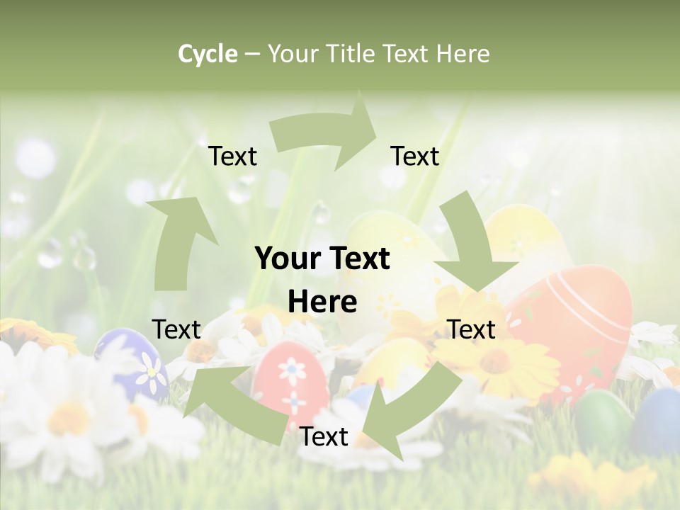 Card Eggs Season PowerPoint Template