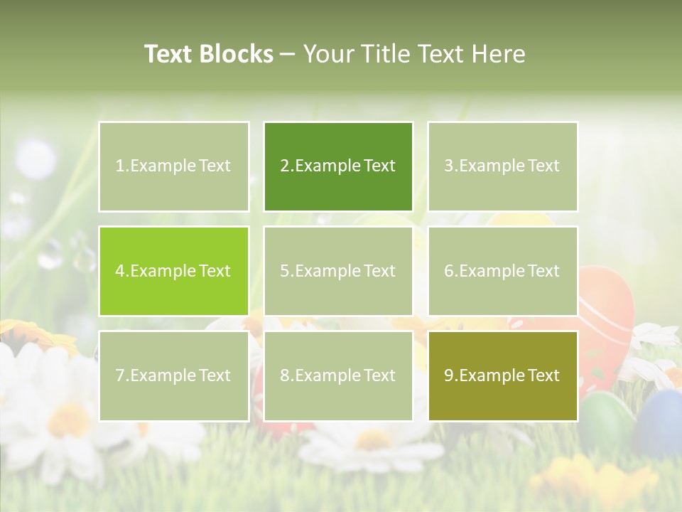 Card Eggs Season PowerPoint Template