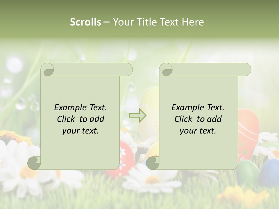 Card Eggs Season PowerPoint Template