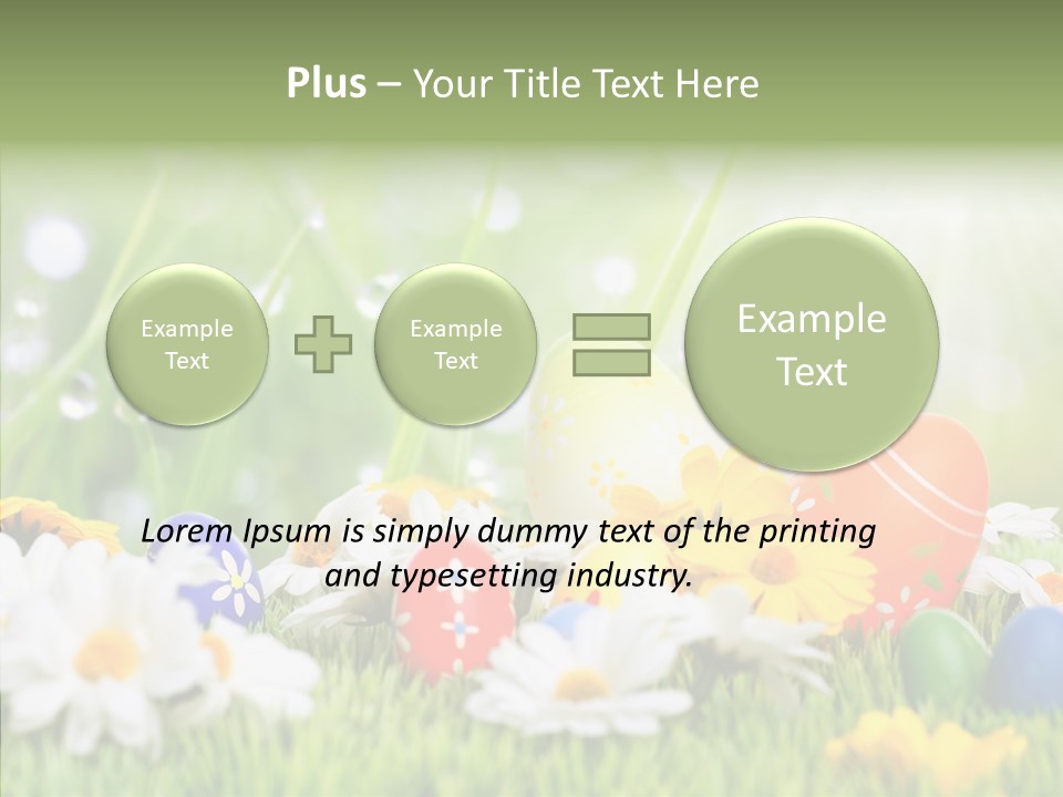Card Eggs Season PowerPoint Template