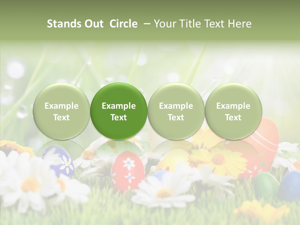 Card Eggs Season PowerPoint Template