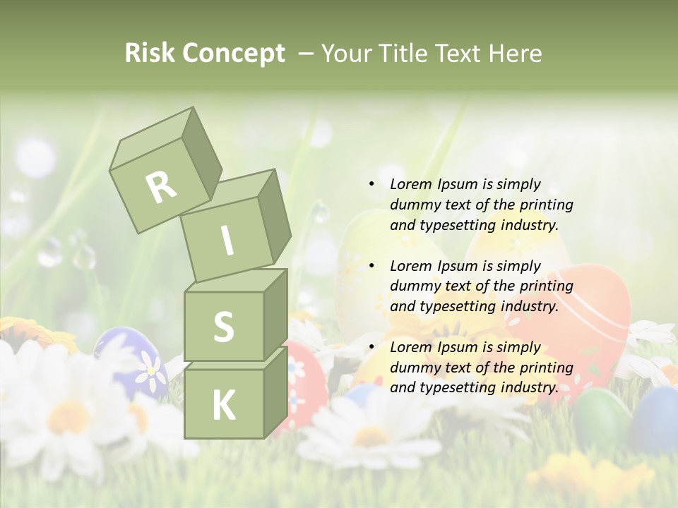 Card Eggs Season PowerPoint Template