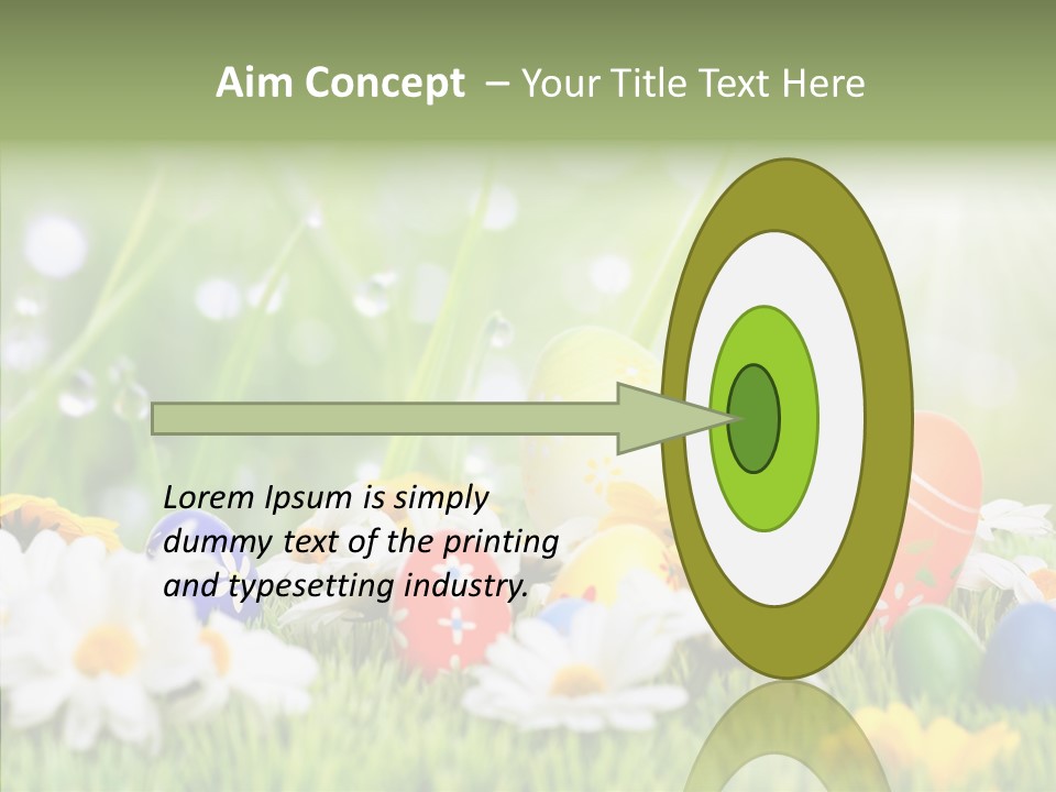 Card Eggs Season PowerPoint Template