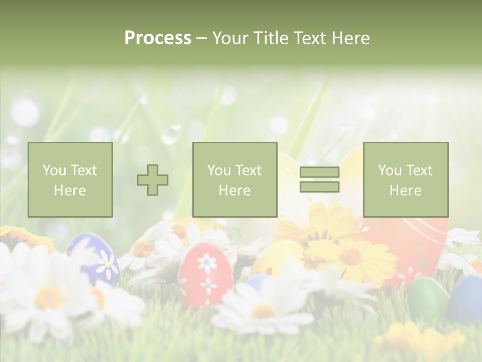 Card Eggs Season PowerPoint Template