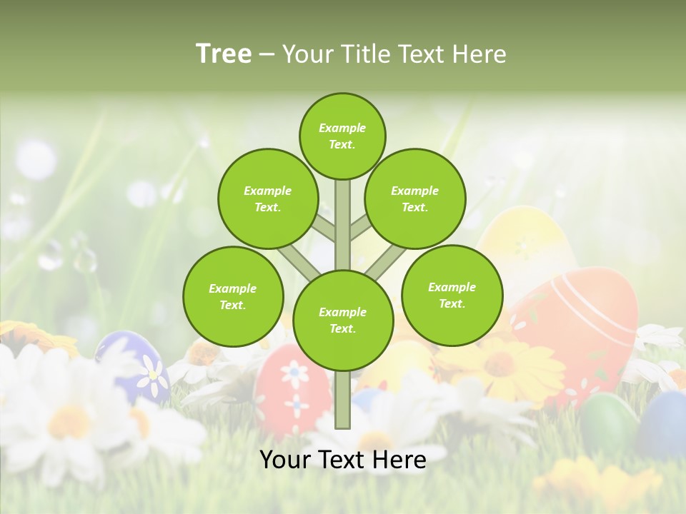 Card Eggs Season PowerPoint Template