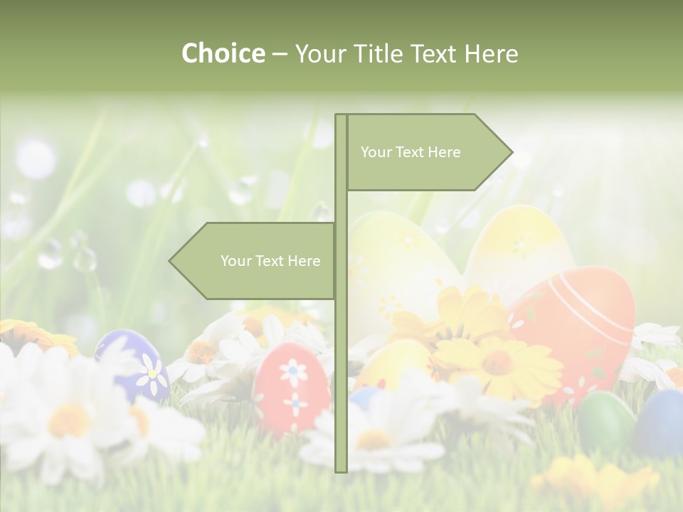 Card Eggs Season PowerPoint Template