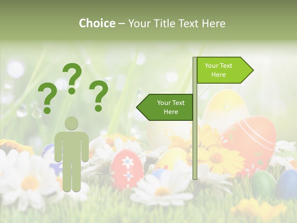 Card Eggs Season PowerPoint Template