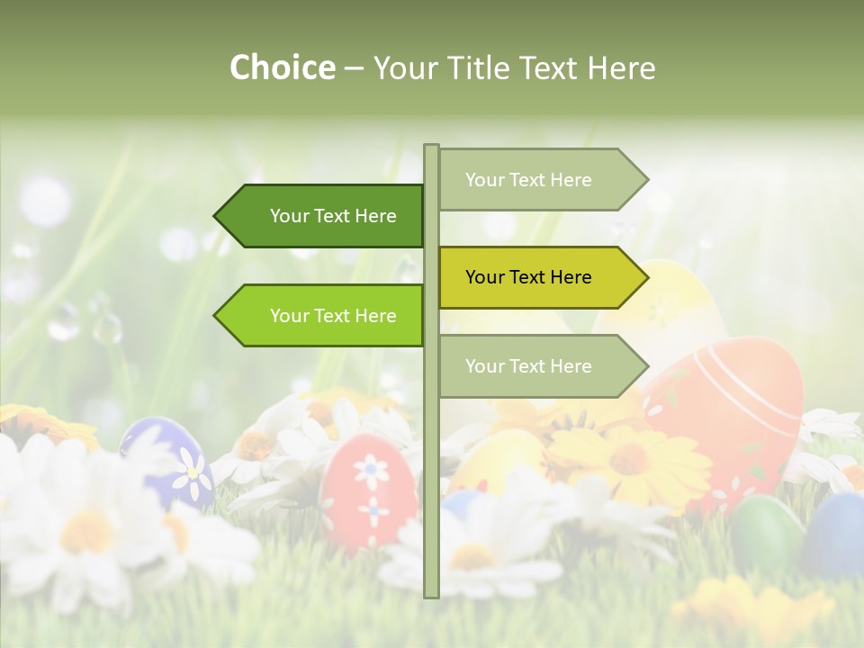 Card Eggs Season PowerPoint Template
