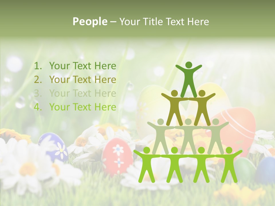 Card Eggs Season PowerPoint Template