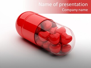 Glass Conceptual Drug PowerPoint Template