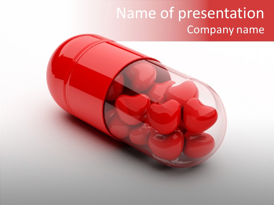 Glass Conceptual Drug PowerPoint Template