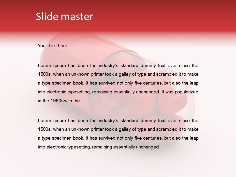 Glass Conceptual Drug PowerPoint Template