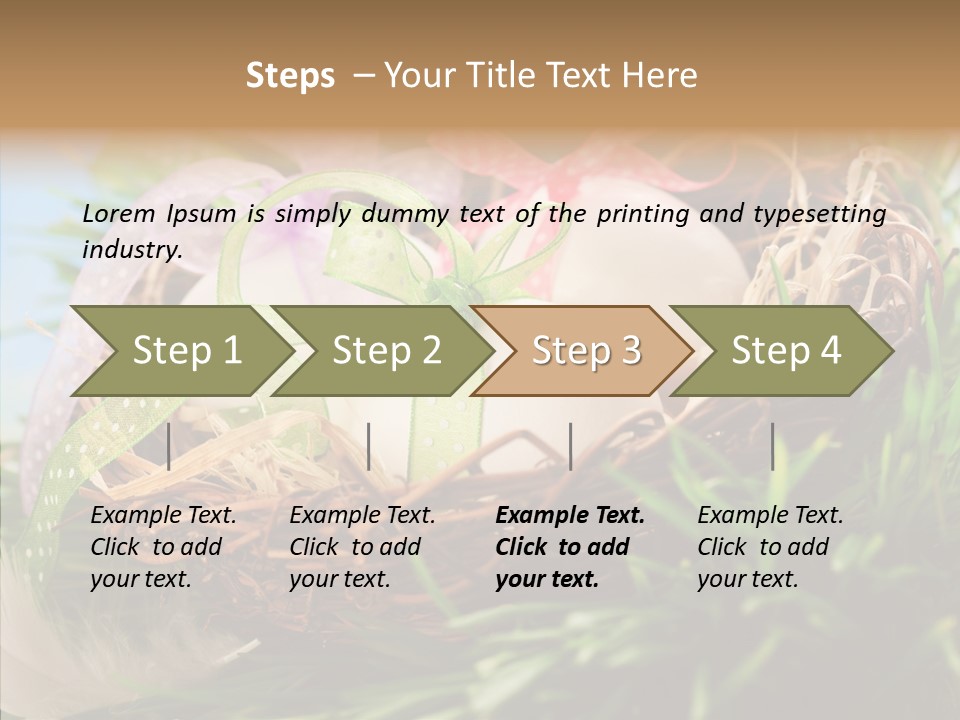 Fresh Closeup Traditional PowerPoint Template