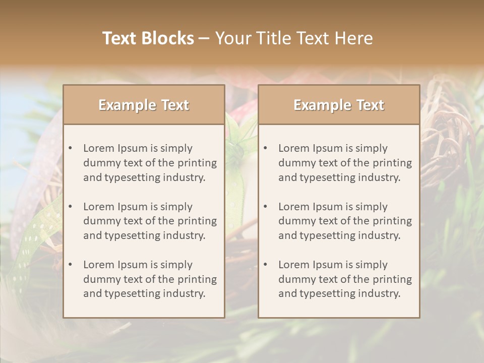 Fresh Closeup Traditional PowerPoint Template
