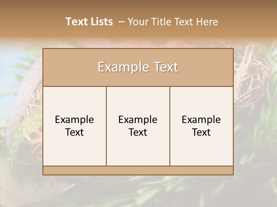 Fresh Closeup Traditional PowerPoint Template