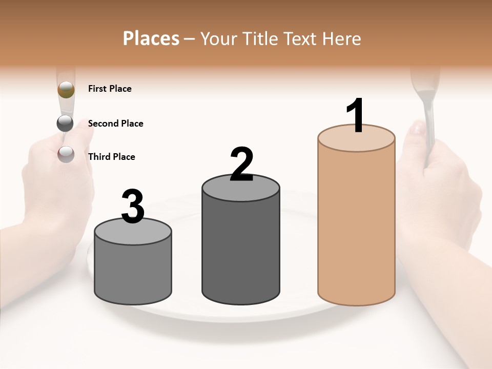 Cutlery Close Ceramic PowerPoint Template