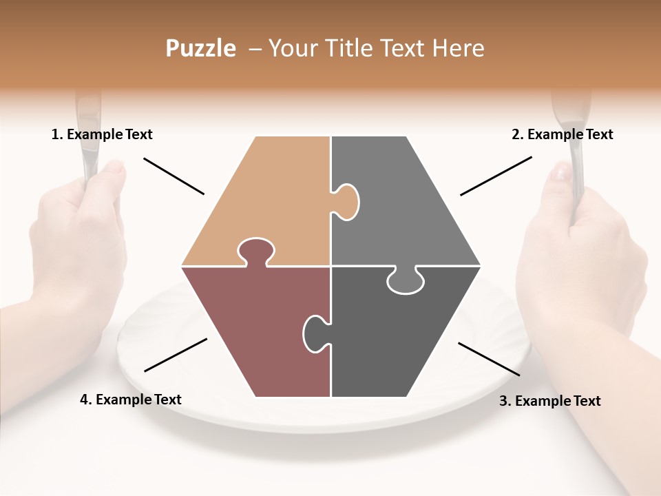 Cutlery Close Ceramic PowerPoint Template