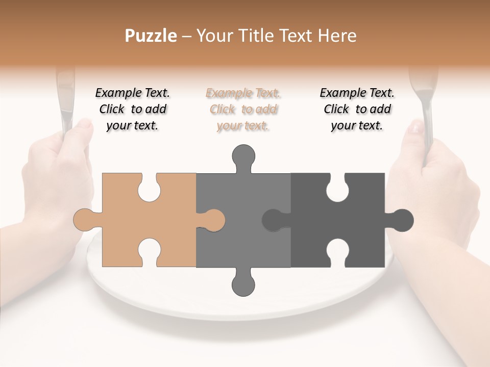 Cutlery Close Ceramic PowerPoint Template