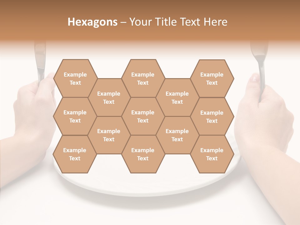 Cutlery Close Ceramic PowerPoint Template