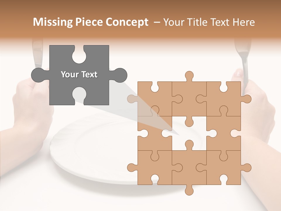 Cutlery Close Ceramic PowerPoint Template