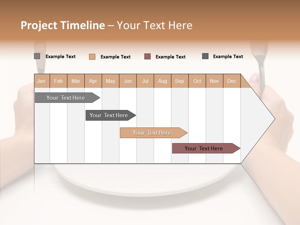Cutlery Close Ceramic PowerPoint Template