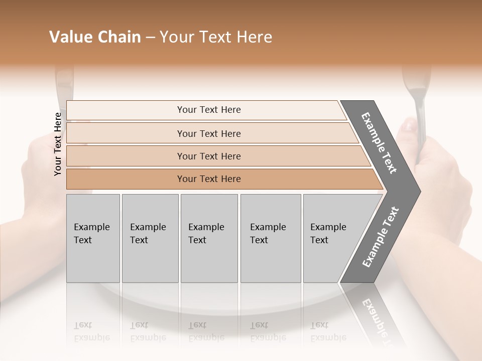 Cutlery Close Ceramic PowerPoint Template