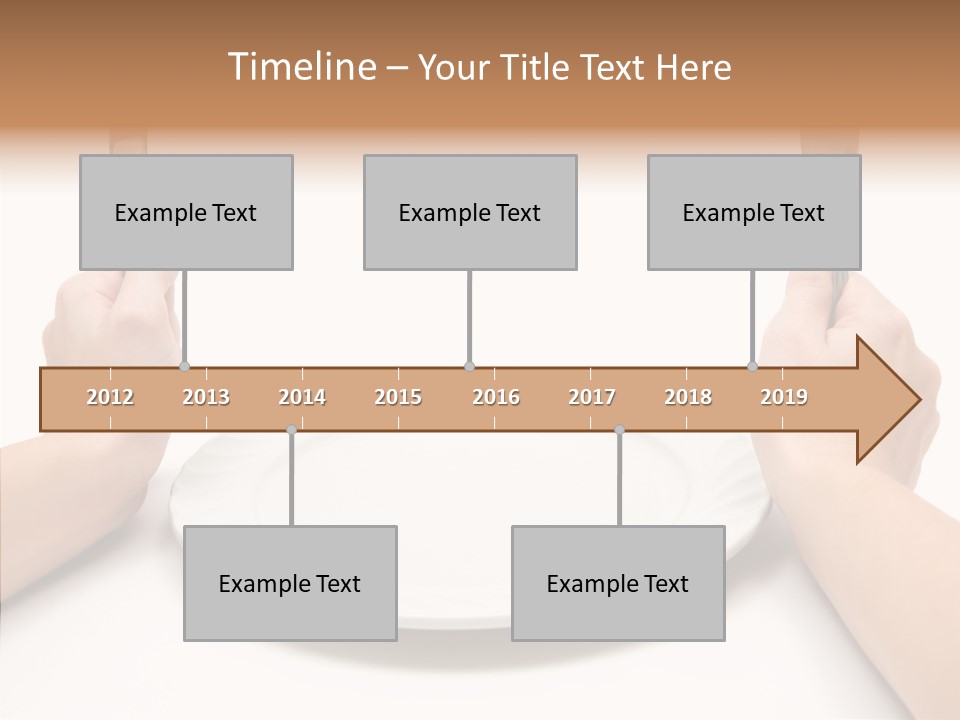 Cutlery Close Ceramic PowerPoint Template