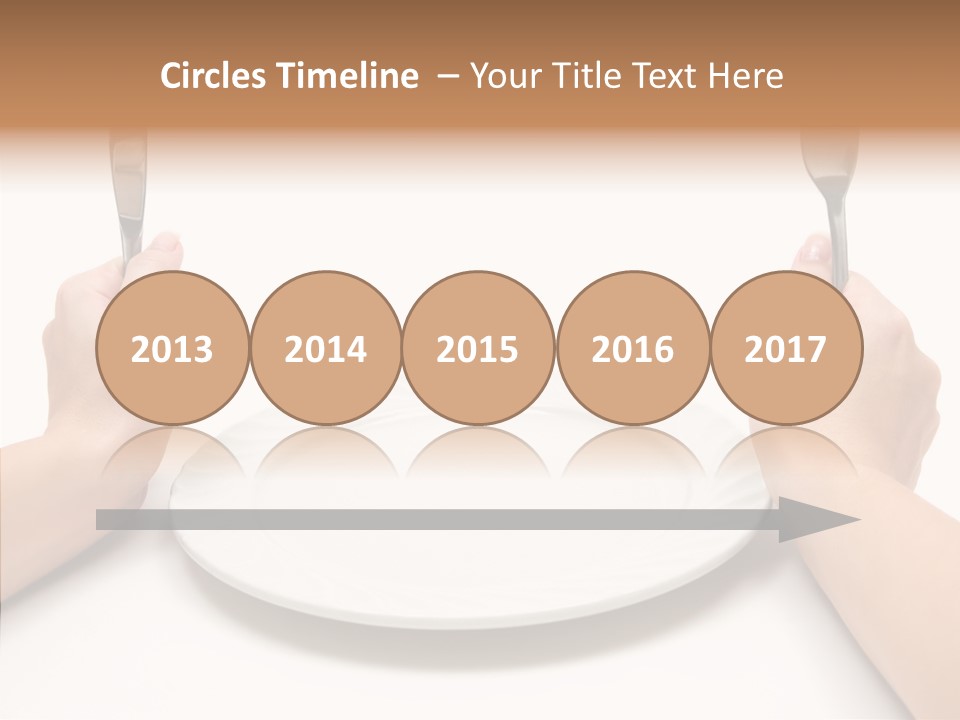 Cutlery Close Ceramic PowerPoint Template