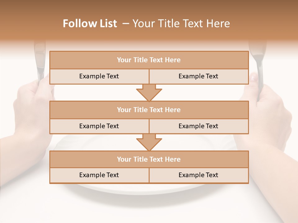 Cutlery Close Ceramic PowerPoint Template