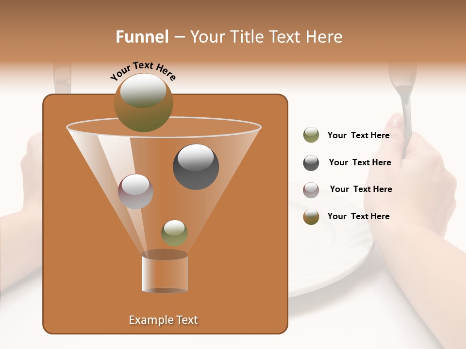 Cutlery Close Ceramic PowerPoint Template
