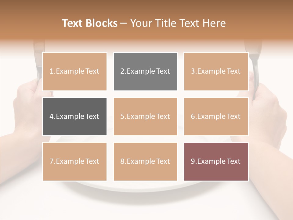 Cutlery Close Ceramic PowerPoint Template