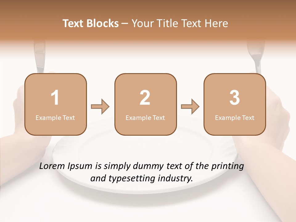 Cutlery Close Ceramic PowerPoint Template