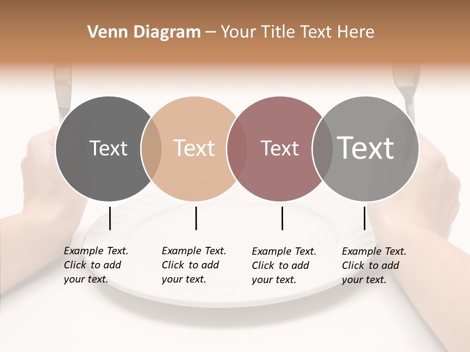 Cutlery Close Ceramic PowerPoint Template