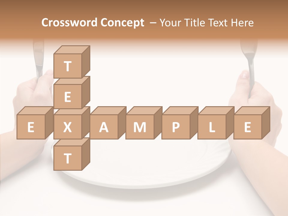 Cutlery Close Ceramic PowerPoint Template