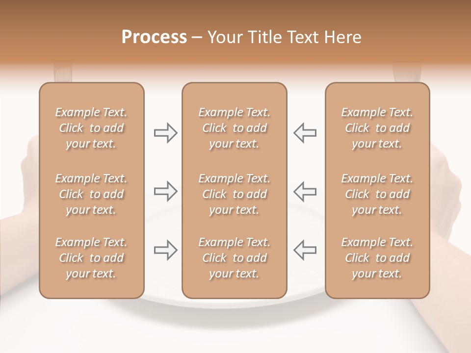 Cutlery Close Ceramic PowerPoint Template