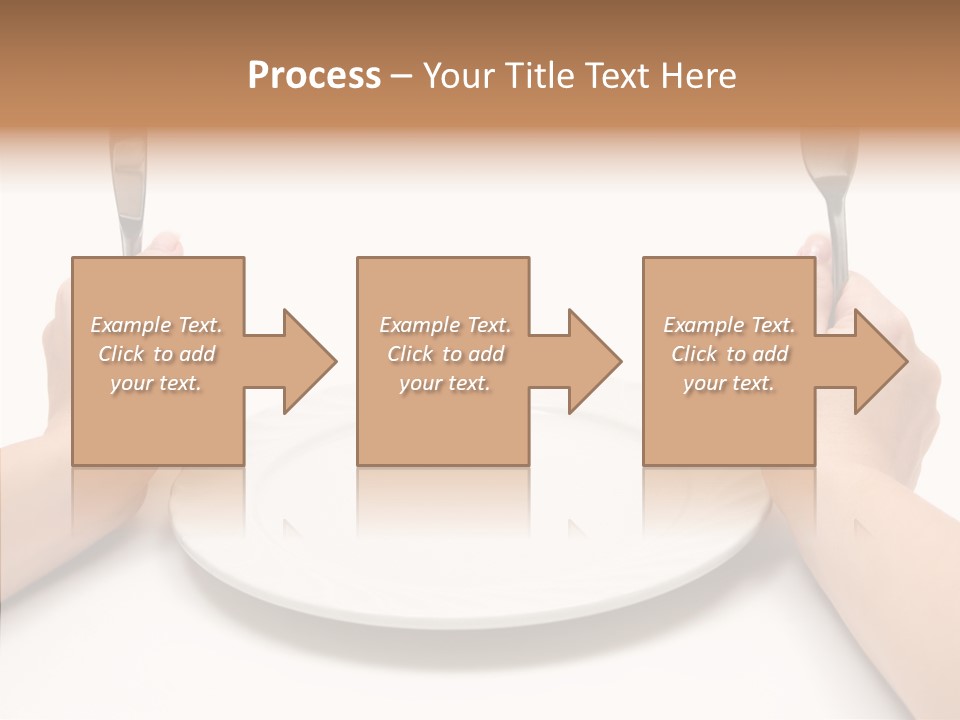 Cutlery Close Ceramic PowerPoint Template