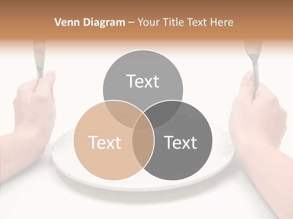 Cutlery Close Ceramic PowerPoint Template