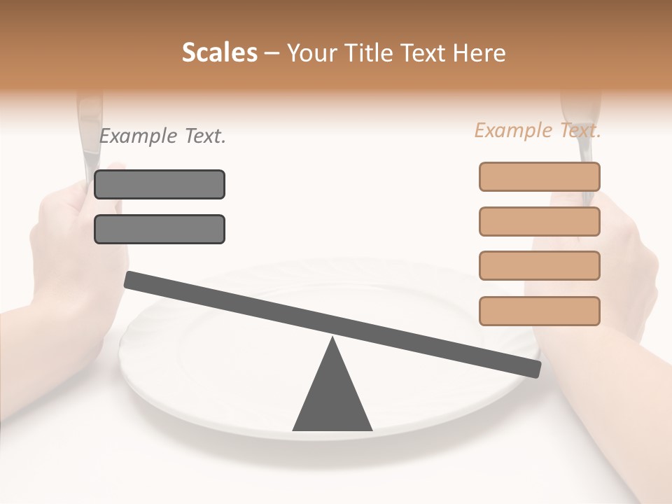 Cutlery Close Ceramic PowerPoint Template