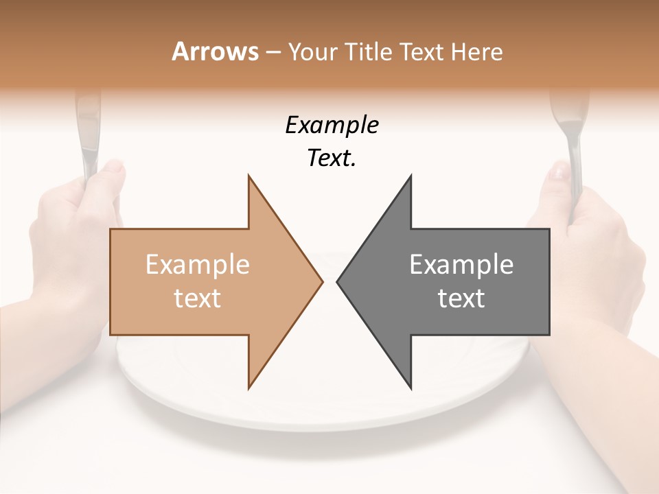 Cutlery Close Ceramic PowerPoint Template
