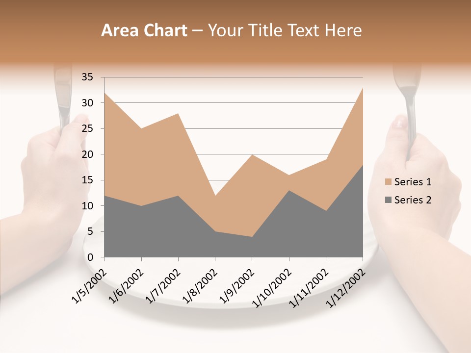 Cutlery Close Ceramic PowerPoint Template
