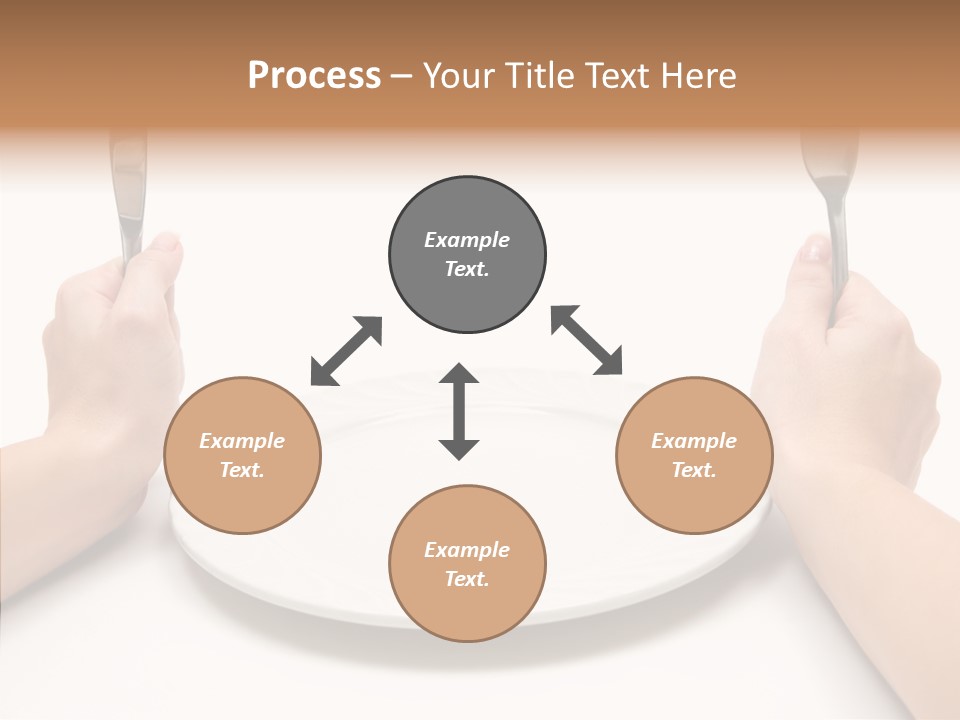 Cutlery Close Ceramic PowerPoint Template