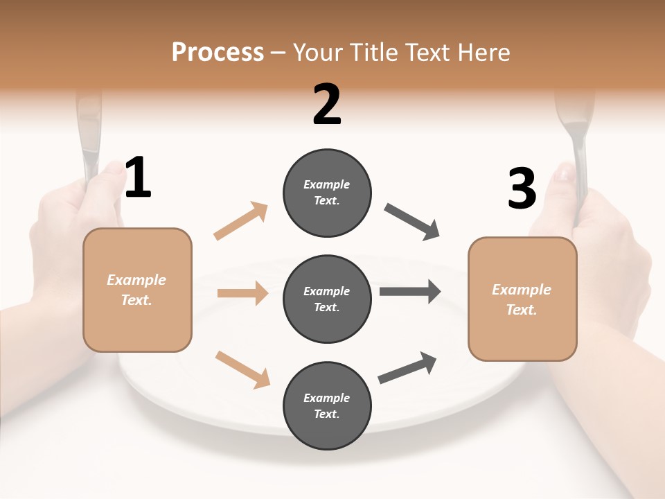 Cutlery Close Ceramic PowerPoint Template