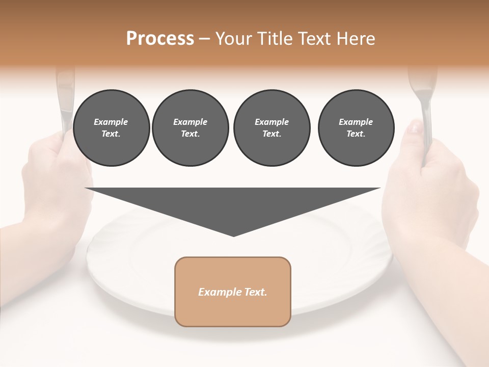 Cutlery Close Ceramic PowerPoint Template