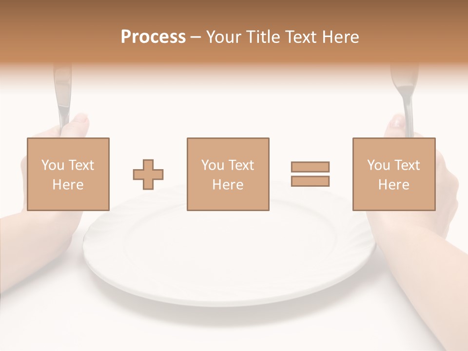 Cutlery Close Ceramic PowerPoint Template